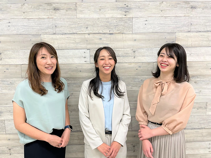 チームメンバーと大場